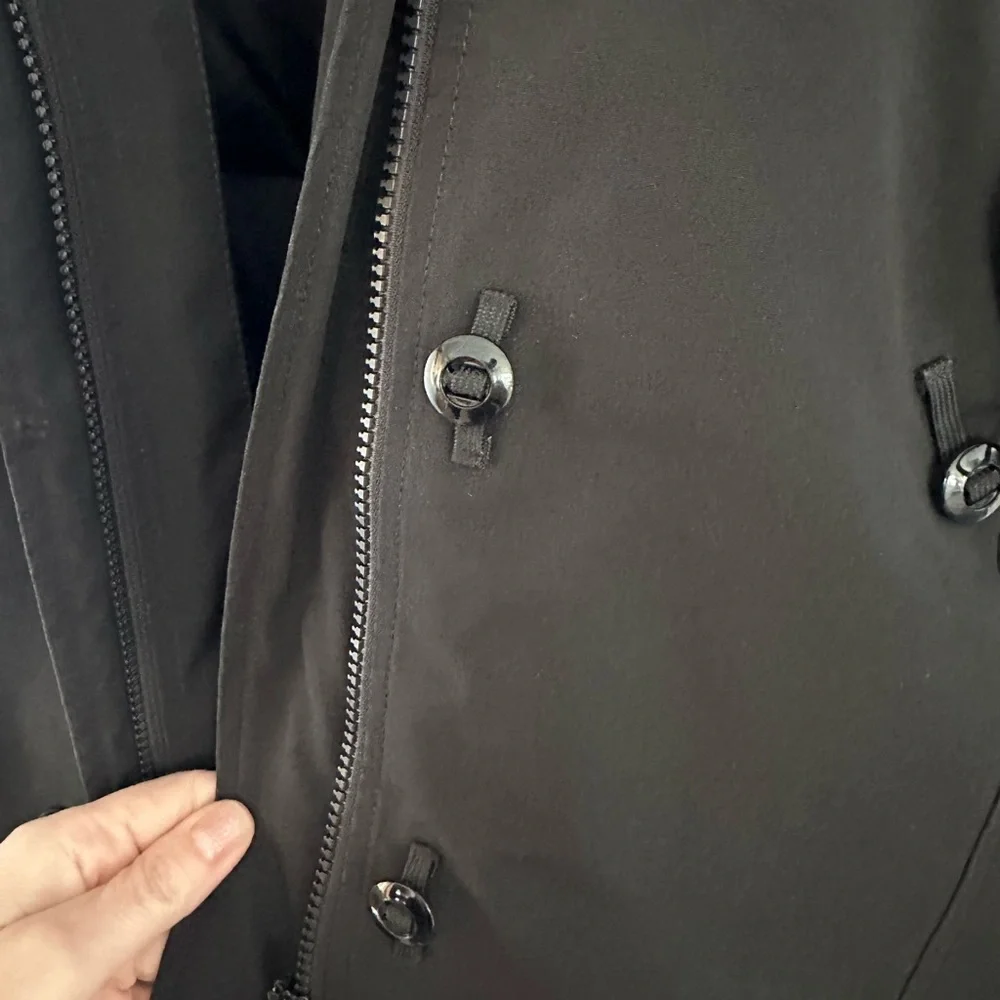 Canada Goose Leslie Parka Black Hooded Winter Coat - Picture 5 of 14